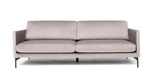 Bergen 3,5 Seter Sofa Velour Lys Beige Velour Bergen