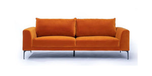 Furuset Sofa Velour 2.5 Seter / Gul Velour Furuset