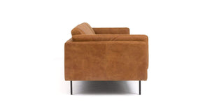 Solli 3,5 Seter Skinnsofa Cognac Cognac Solli