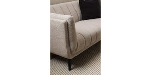 Tampa 3 Seter Sofa Beige Boucle Tampa