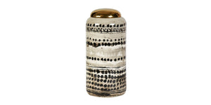 Black Spots Porcelain Vase 22x47 cm
