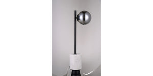 Table lamp HL26654 Black, white marble